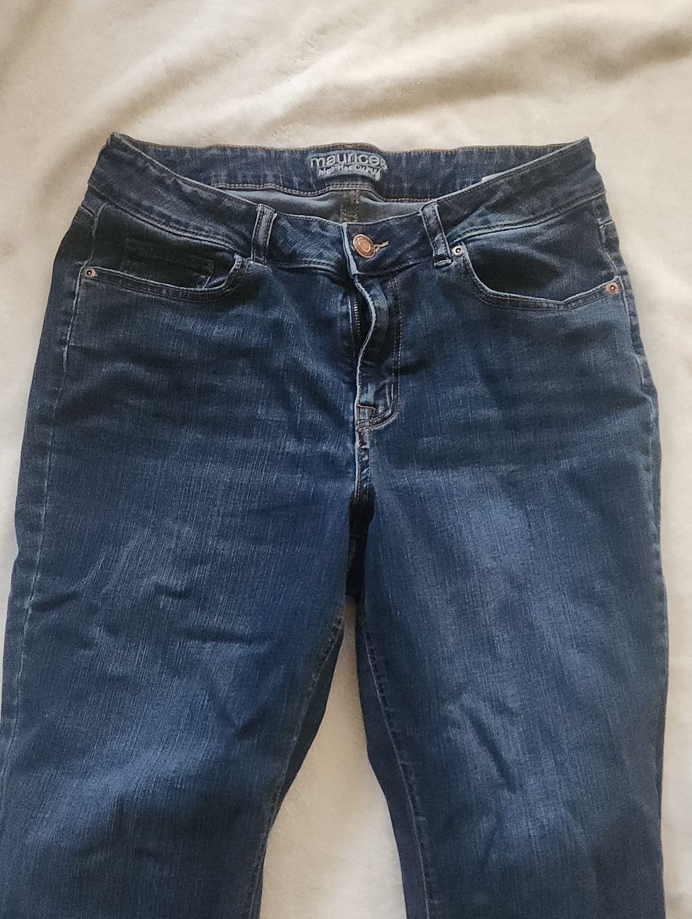 Maurices Women's Dark Blue Boot Cut Jeans